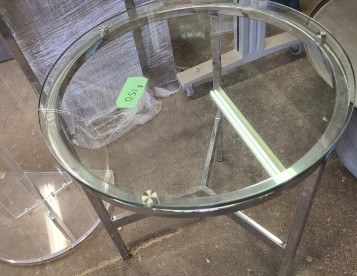 Glass Side Table