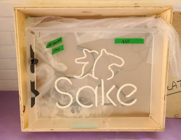 Sake bar sign