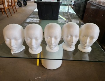 Styrofoam Heads